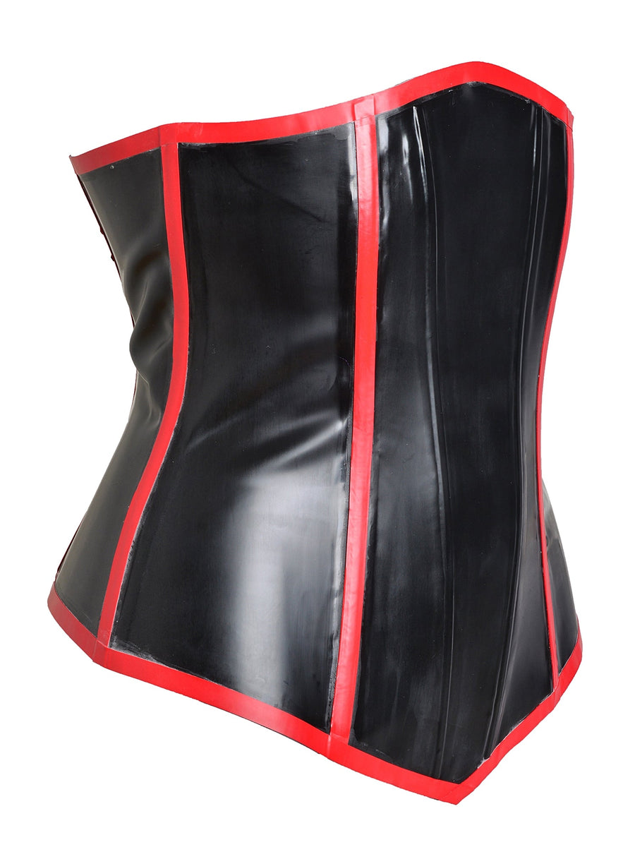 Plus Size Buckled Latex Corset – Honour Clothing