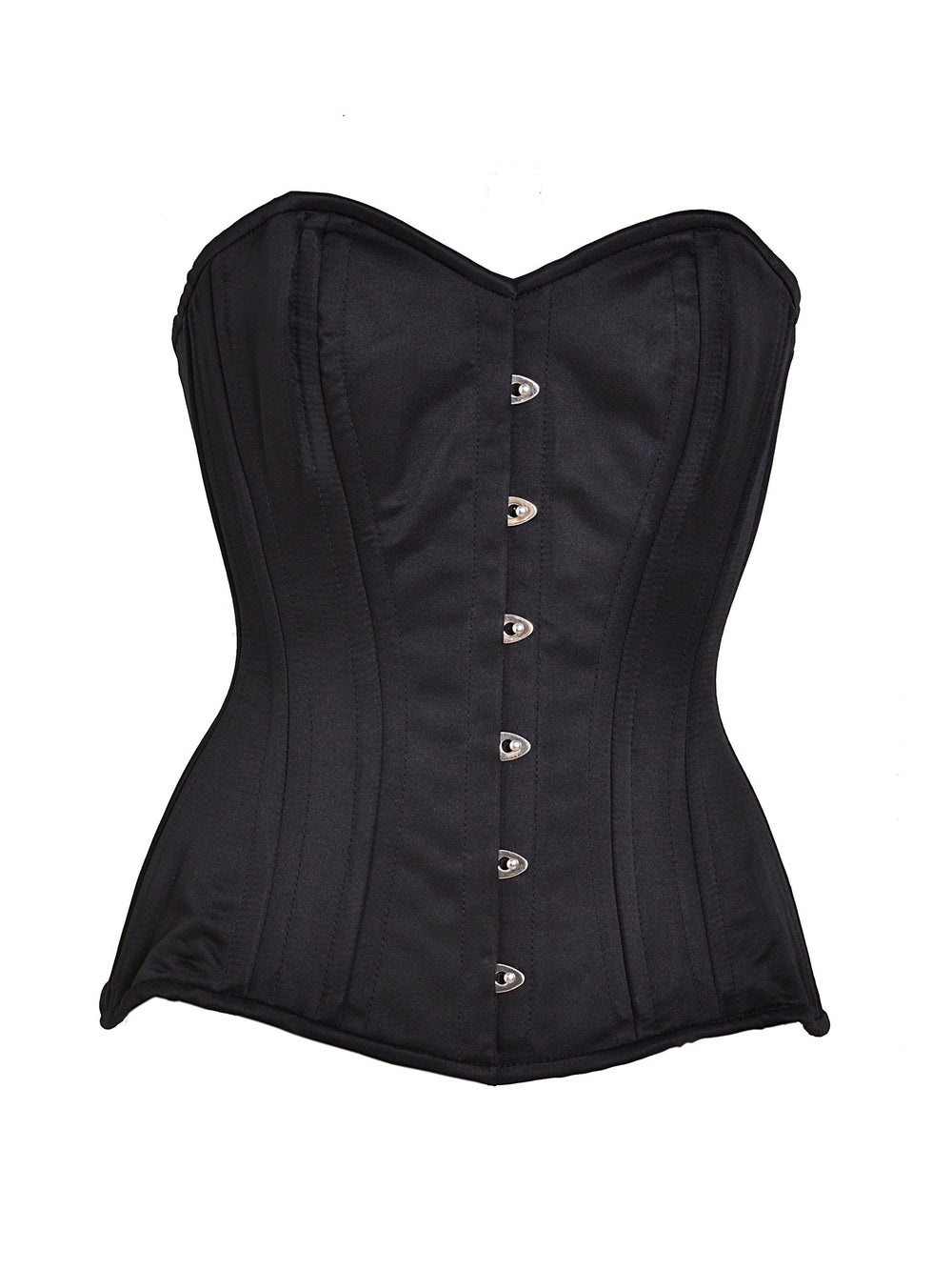 Red Satin Victorian Style Corset - Honour Clothing