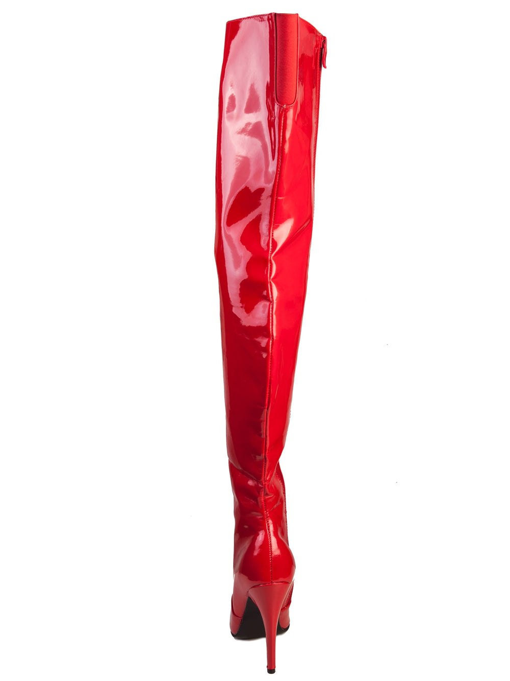 Red Thigh High Diva Boots - Honour Clothing