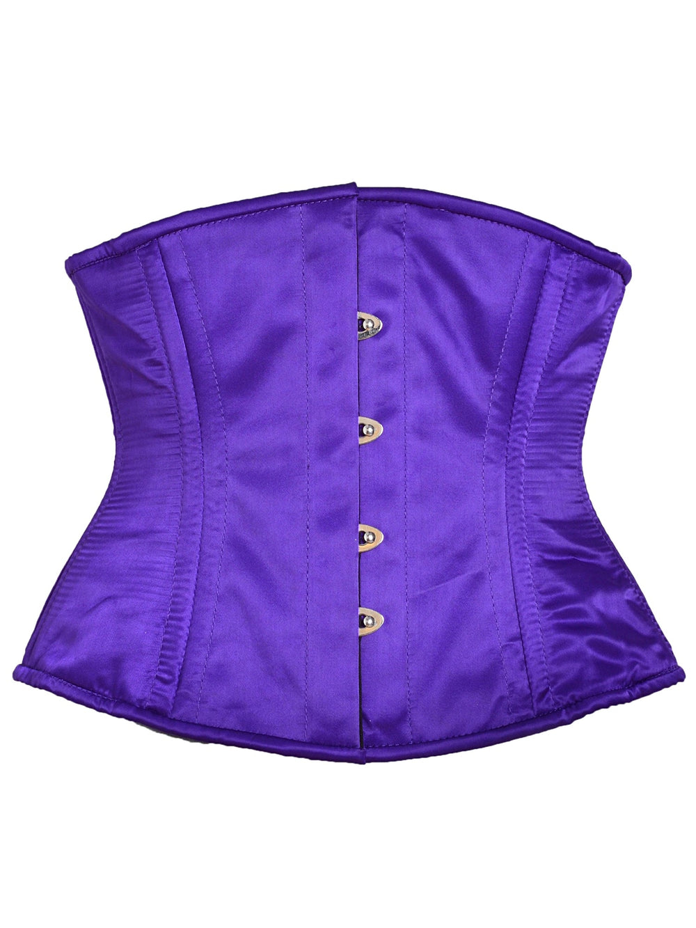 Satin Purple Randa Waist Cincher - Honour Clothing